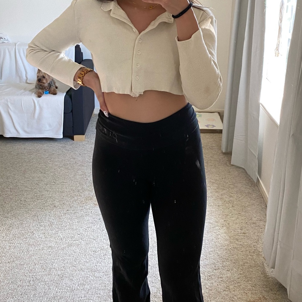 Pink Flare Leggings